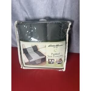 Eddie Bauer Padded Seat Protector, Use Under Car Seats Or On Its Own! Black/Grey